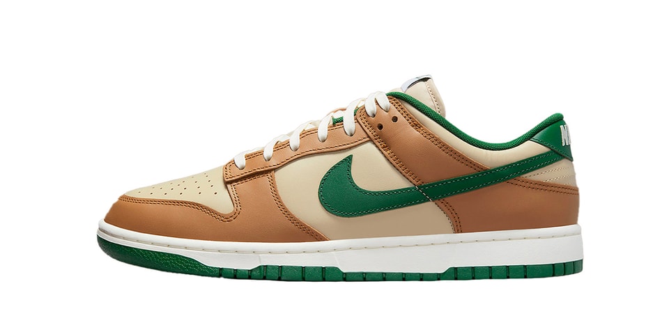 The Nike Dunk Low is Readied in an Outdoor-Inspired Tan and Green Palette
