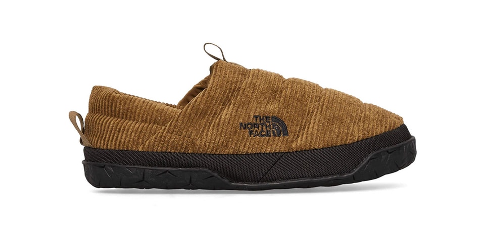 The North Face Gets Cozy With the Nuptse Corduroy Mule in Green