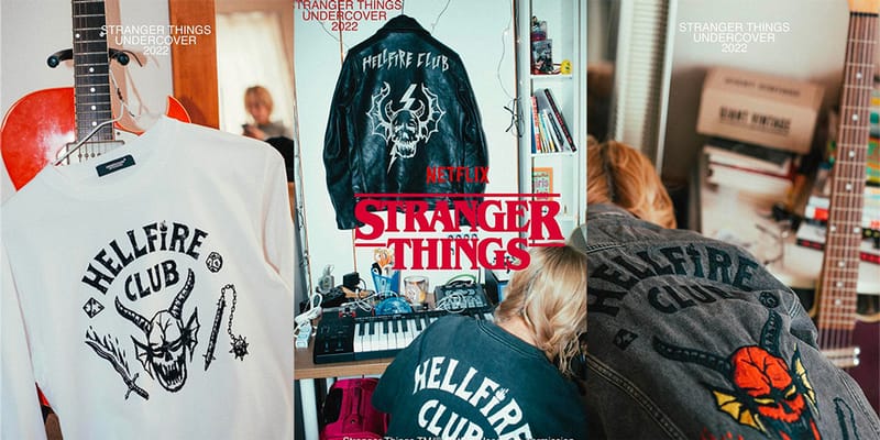 UNDERCOVER Stranger Things HELLFIRE CLUB UNDERCOVER x \u0027Stranger Things\u0027 Hellfire Club Collab | Hypebae
