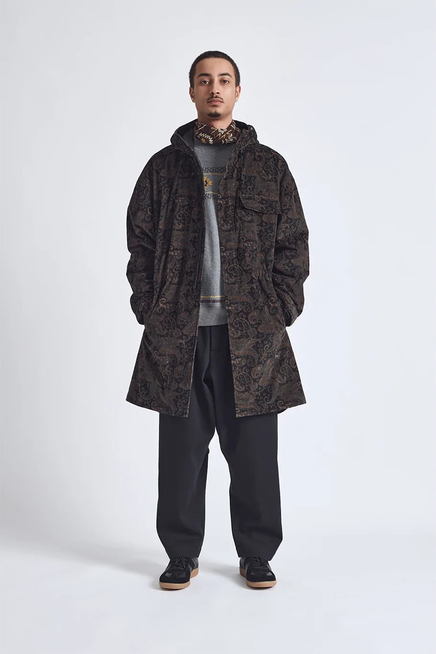 Universal Works Hotel Deluxe Fall Winter 2022 Nottingham Fashion Contemporary Knitwear Accessories Capes Trousers Track Pant