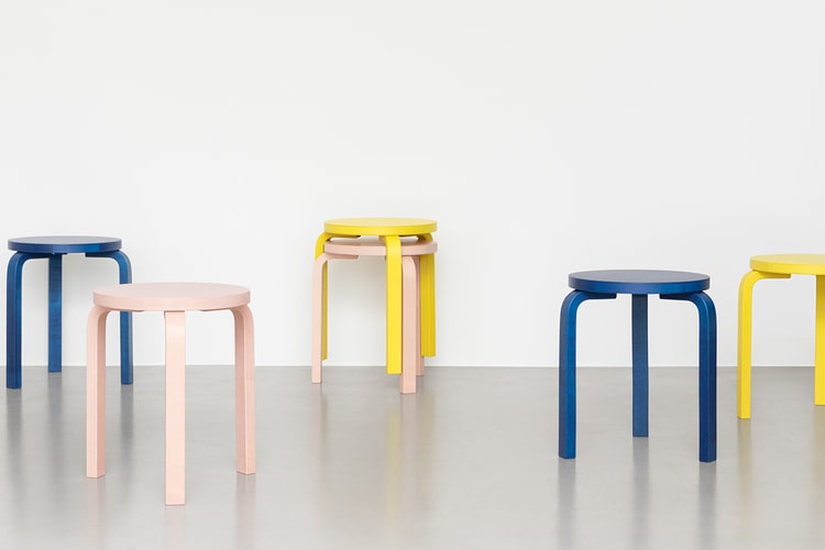 Wood Wood Adds a Splash of Color to Artek's Stool 60