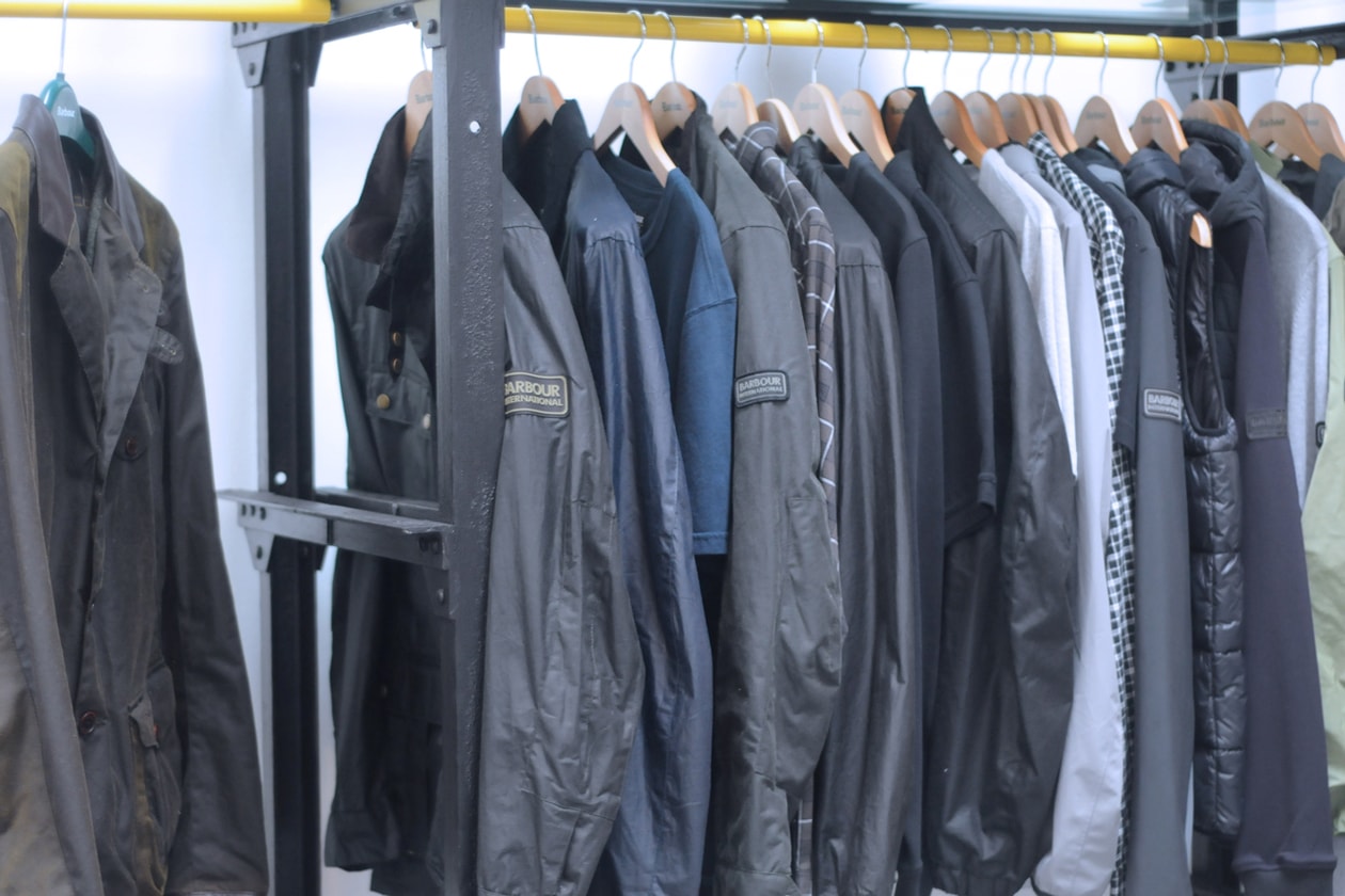 wp store 40 anniversary barbour capsule speydale jacket bedale lavori in corso ian bergin game parka