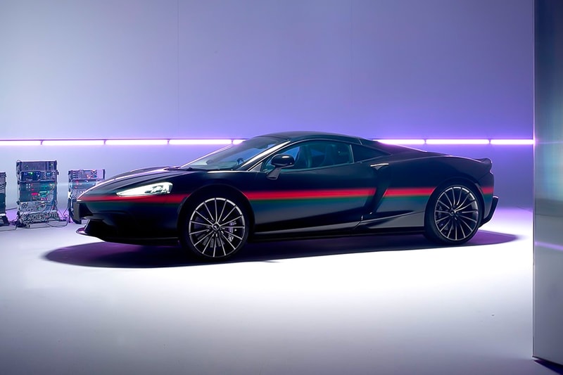 Yoshirotten McLaren GT art car november 24 graphic artist gradient red black tokyo light exhibition dates info