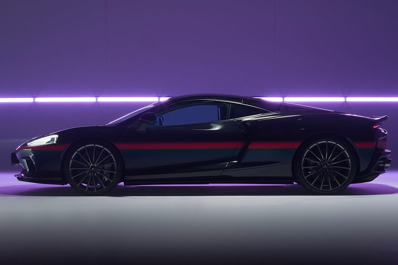 Yoshirotten McLaren GT art car november 24 graphic artist gradient red black tokyo light exhibition dates info