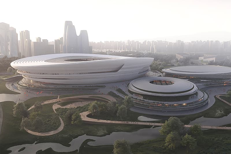 Zaha Hadid Architects Construct New Hangzhou International Sports Center