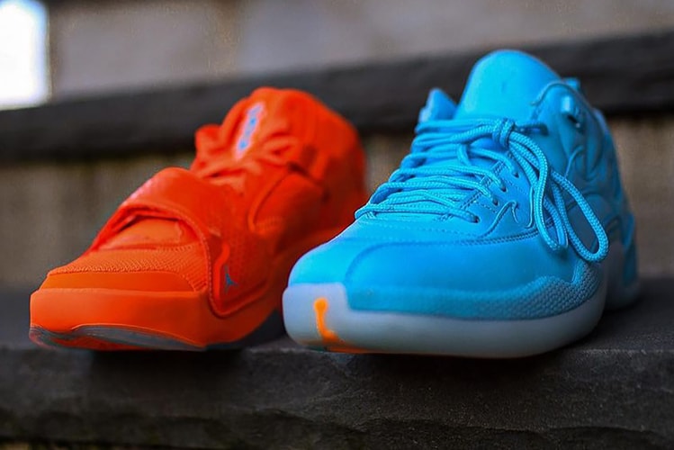 First Look at Zion Williamson's Jordan "Fire & Ice" Footwear Pack