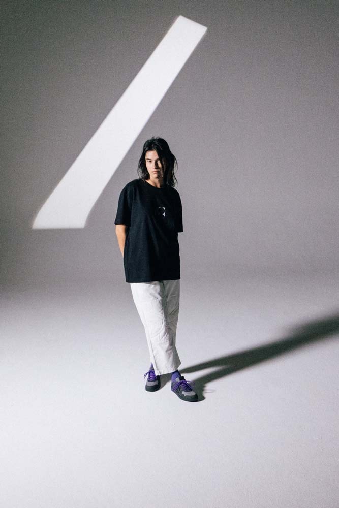 ASICS and Zee.Dog Human Japan S Sneakers and Apparel black white collaboration tees t-shirts kimono pants 