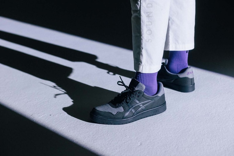 ASICS and Zee.Dog Human Japan S Sneakers and Apparel black white collaboration tees t-shirts kimono pants 