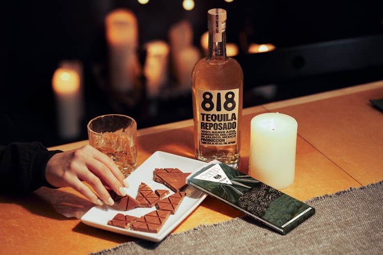818 Celebrates the Holidays with a Toffee and Tequila Chocolate Bar