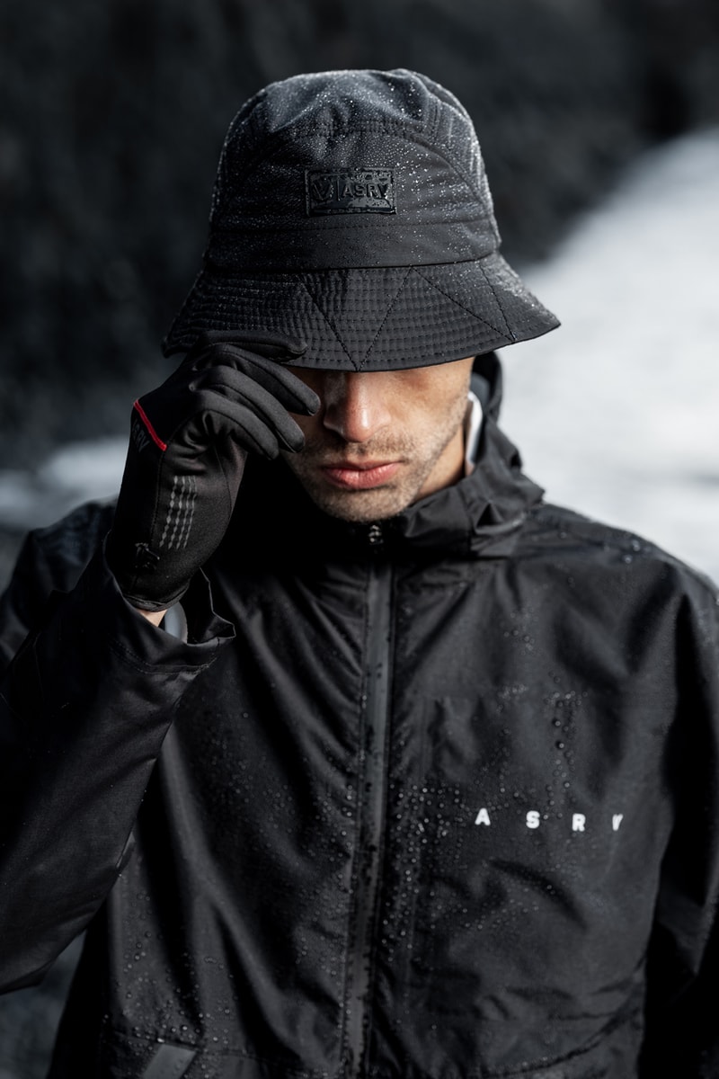 ASRV Winter 2022 Collection  KinterraTM Hipora® DupontTM Sorona® Performance Fibers Technical Athleisure AQUAzip® Tech Parka Bomber Jackets Thermal Balaclavas Utility Gloves Bucket Hats