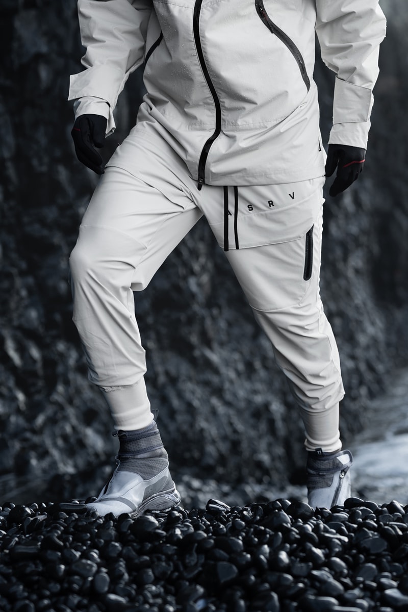 ASRV Winter 2022 Collection  KinterraTM Hipora® DupontTM Sorona® Performance Fibers Technical Athleisure AQUAzip® Tech Parka Bomber Jackets Thermal Balaclavas Utility Gloves Bucket Hats