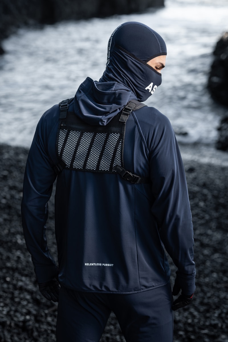 ASRV Winter 2022 Collection  KinterraTM Hipora® DupontTM Sorona® Performance Fibers Technical Athleisure AQUAzip® Tech Parka Bomber Jackets Thermal Balaclavas Utility Gloves Bucket Hats