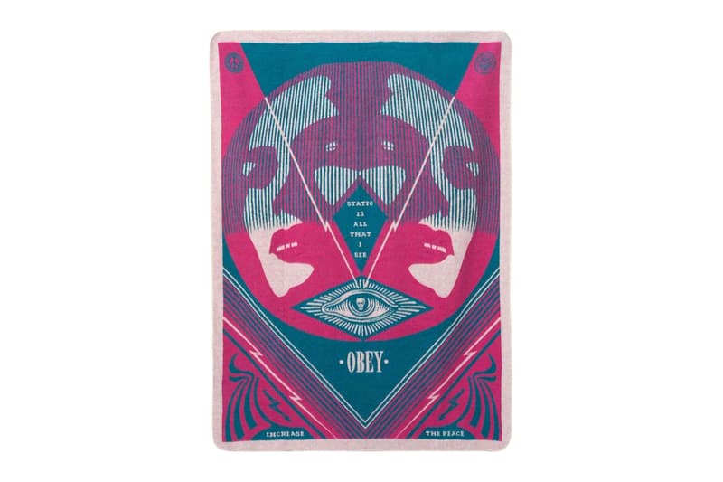 Snuggle Up With Aabe x OBEY’s Blanket Collaboration Design