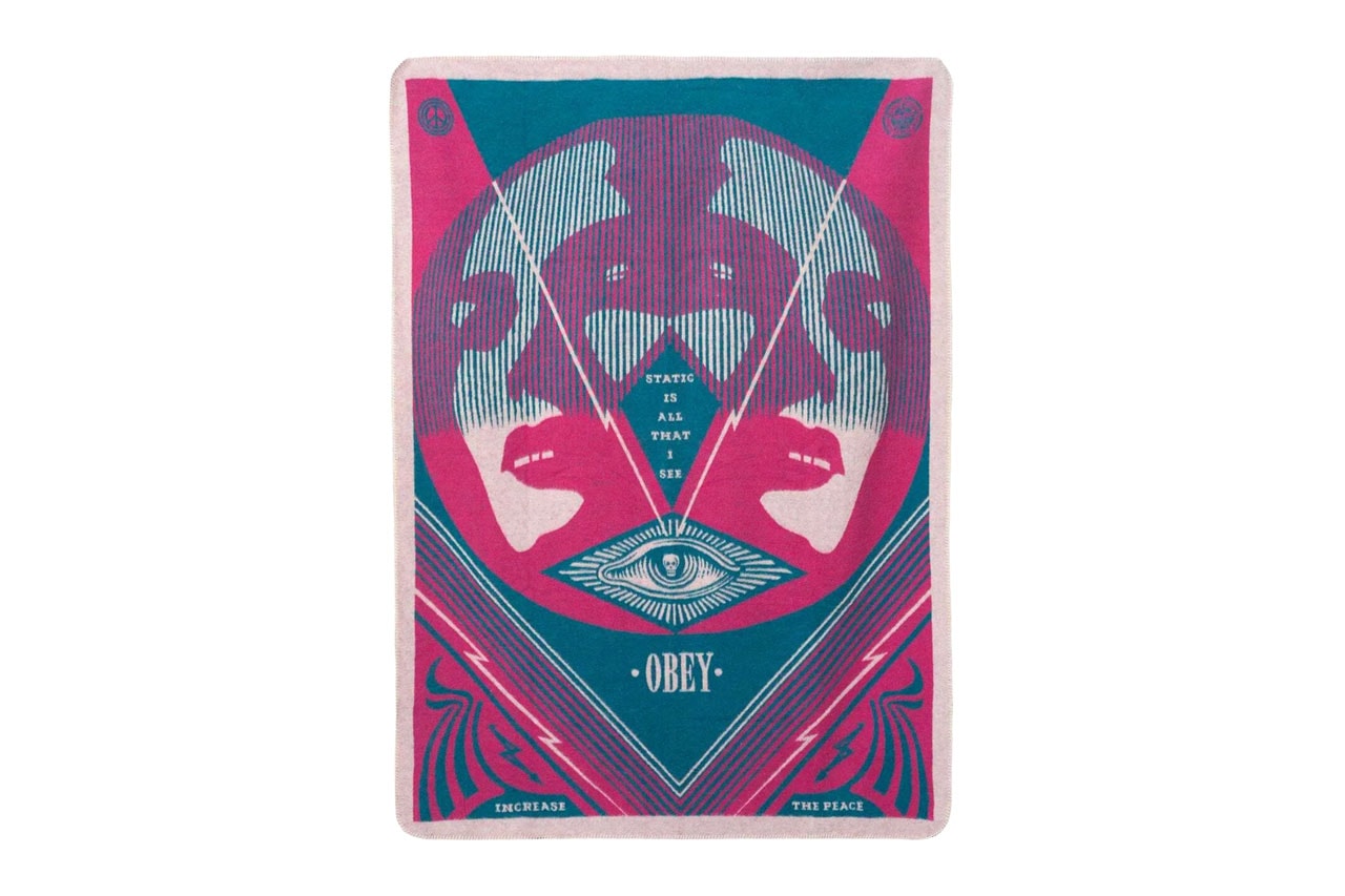 Snuggle Up With Aabe x OBEY’s Blanket Collaboration Design
