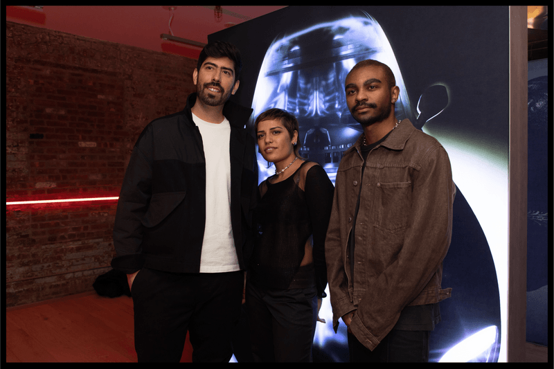  Porsche Soul Electrified: The Current Within Gallery Event HBX DJ Niara Sterling Carmine Red Porsche Taycan Turbo Porsche Taycan Rodolfo Hernandez Travis Brothers Isha Dipika Walia