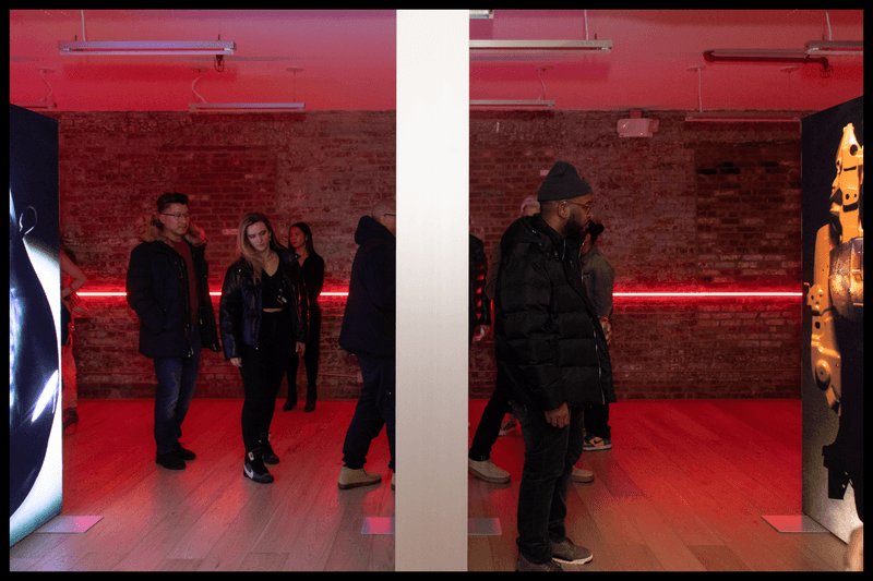  Porsche Soul Electrified: The Current Within Gallery Event HBX DJ Niara Sterling Carmine Red Porsche Taycan Turbo Porsche Taycan Rodolfo Hernandez Travis Brothers Isha Dipika Walia