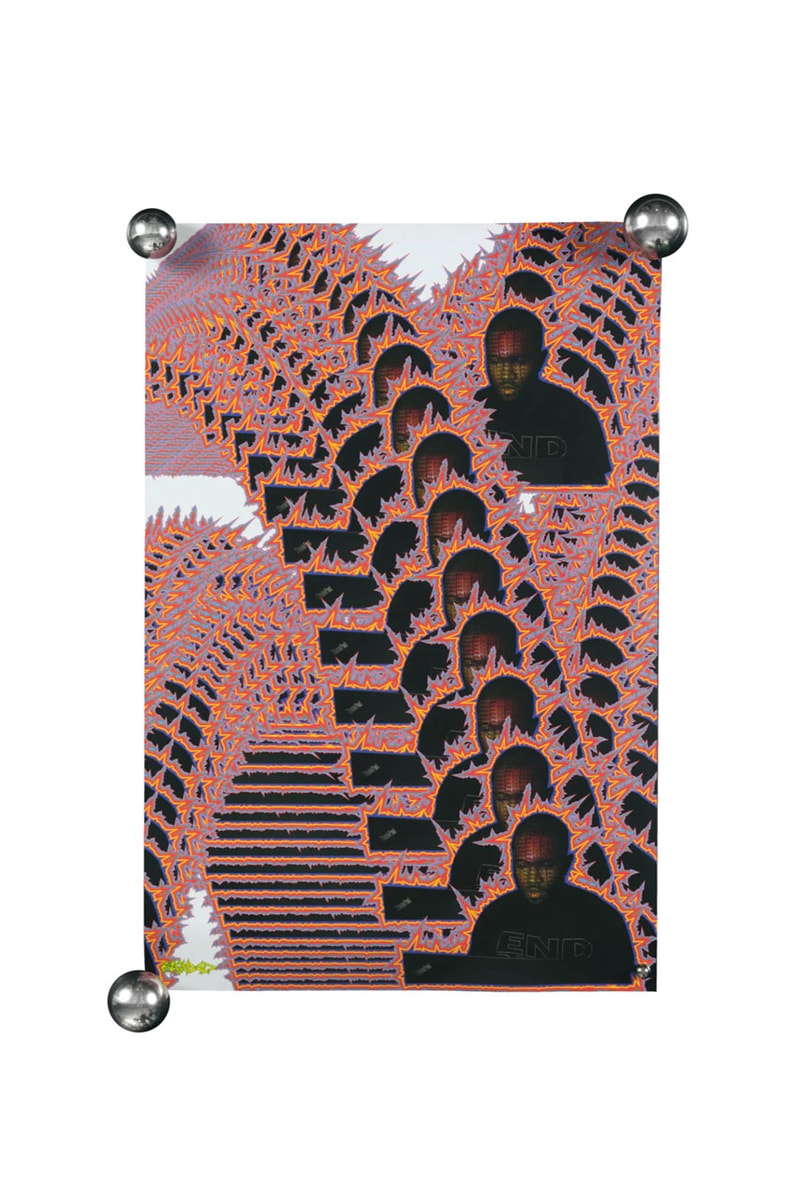 Frank Ocean blonded radio Show Jeremy Strong Posters Logo T Shirt Blonde LP Album Double Sided Vinyl Record Website Retail