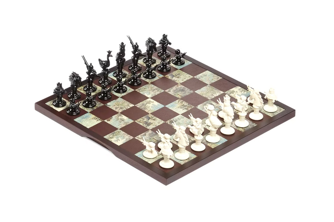 Elevate Your Strategy With Gucci’s Decorative Wooden Chessboard Design