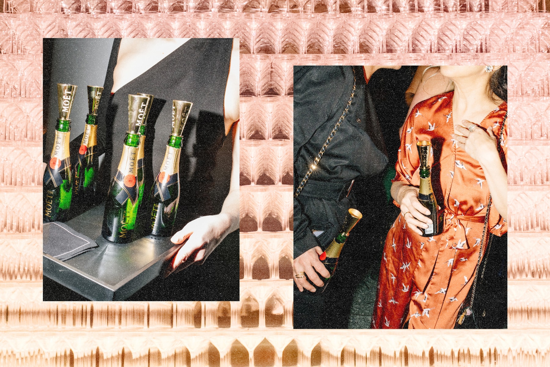 Moët & Chandon Unveils Es Devlin Sculpture with Red Carpet Holiday Celebration