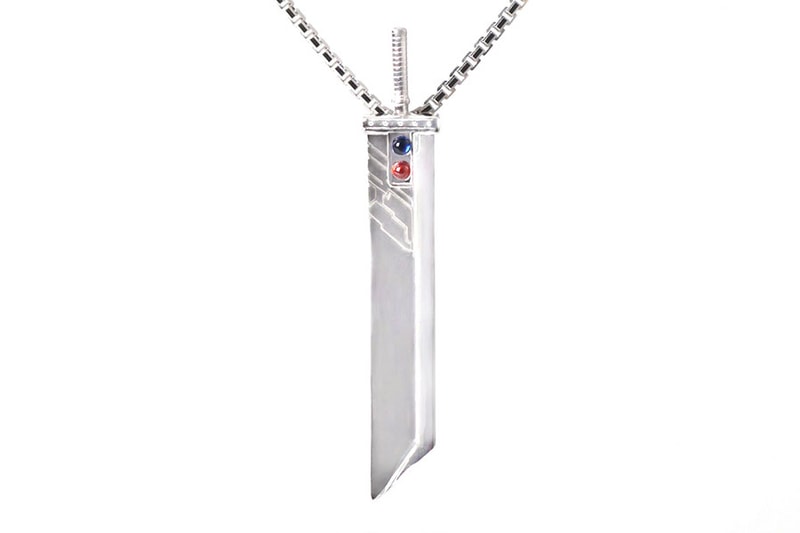 Square enix Final Fantasy VII Buster Sword Silver Necklace Remake gaming square soft cloud FFVII