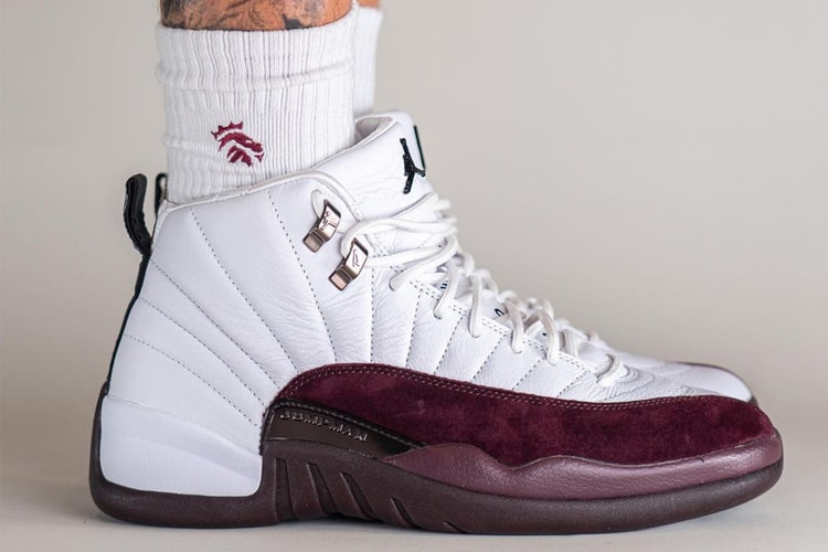 On-Foot Look at the A Ma Maniére x Air Jordan 12 in White
