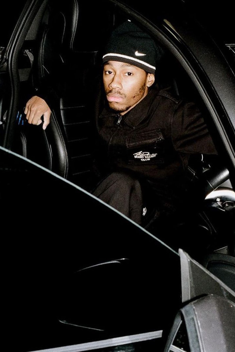Soho Yacht Club A1 Denim Trouser Jacket Collaboration London Streetwear Patta Supreme UK Fashion Clothes Black 2022