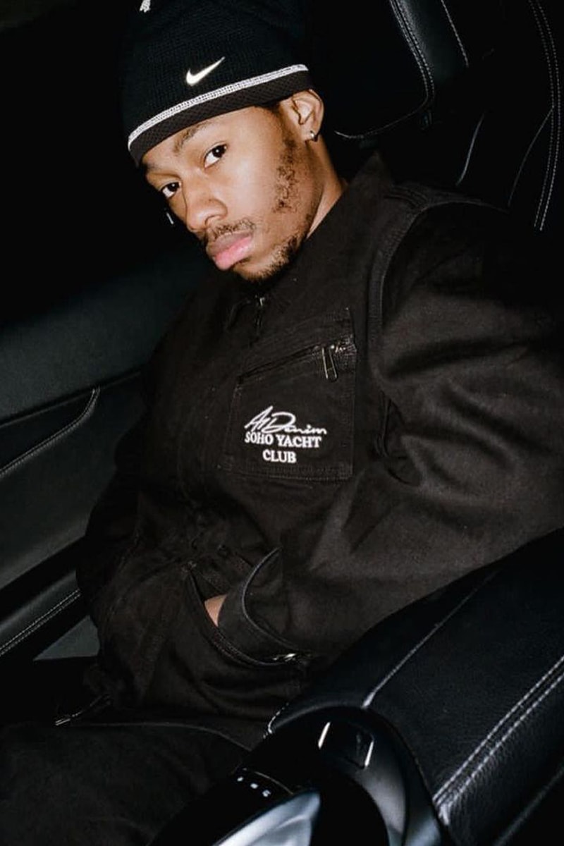 Soho Yacht Club A1 Denim Trouser Jacket Collaboration London Streetwear Patta Supreme UK Fashion Clothes Black 2022