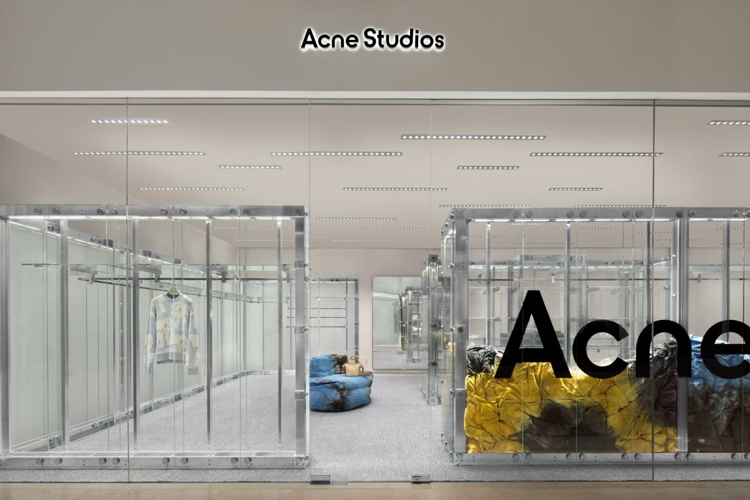 Acne Studios Singapore Marina Bay Sands store first in southeast asia glass box hallerod news info