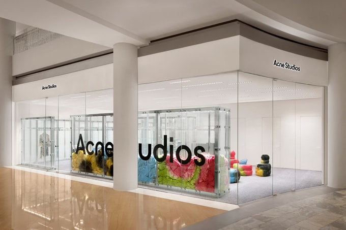 Acne Studios Singapore Marina Bay Sands store first in southeast asia glass box hallerod news info