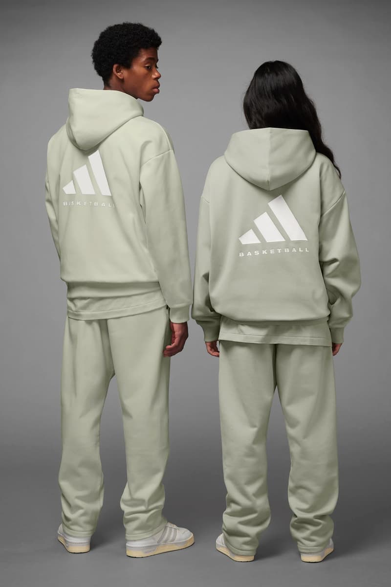 adidas basketball track jacket sweatpants long sleeve shirt tank top halo green metal grey jerry lorenzo fear of god release date info store list buying guide photos price