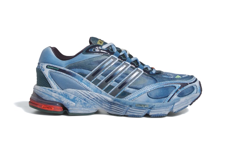adidas COS Supernova Sneaker Footwear Trainers Shoes Blue Gold Fashion Three Stripe 