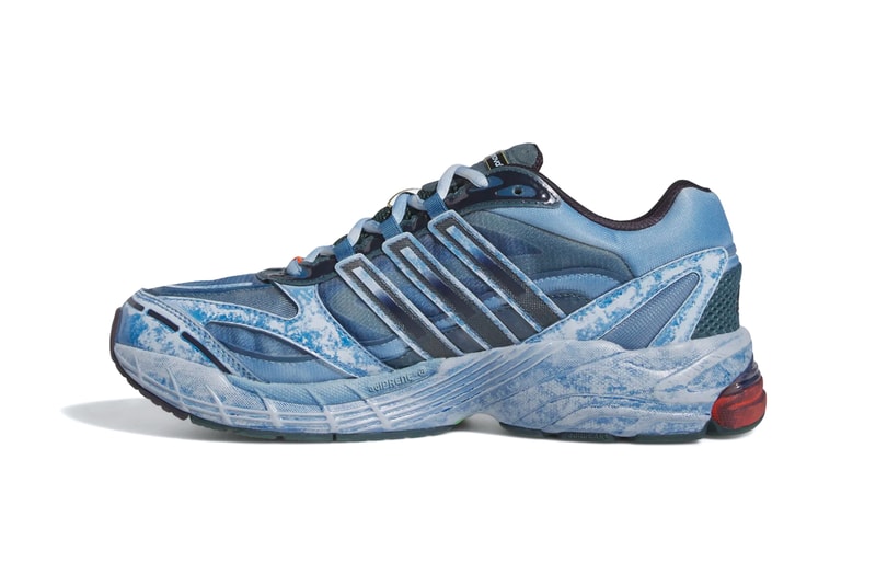 adidas COS Supernova Sneaker Footwear Trainers Shoes Blue Gold Fashion Three Stripe 