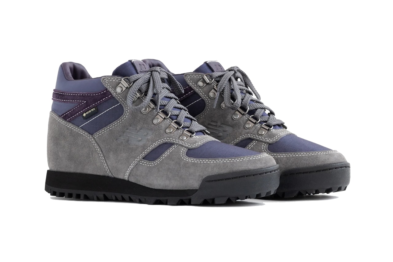 aime leon dore ald new balance rainier hiking boot gore tex vibram brown green navy blue grey tan burgundy black official release date info photos price store list buying guide