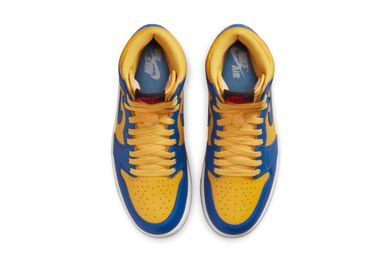 air michael jordan brand 1 laney high school varsity royal maize sail fire red fd2596 700 official release date info photos price store list buying guide