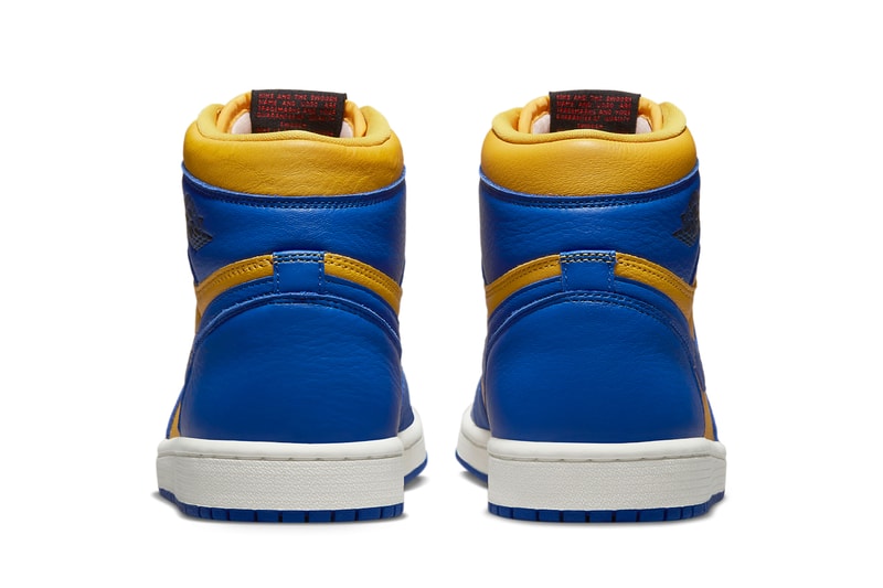 air michael jordan brand 1 laney high school varsity royal maize sail fire red fd2596 700 official release date info photos price store list buying guide