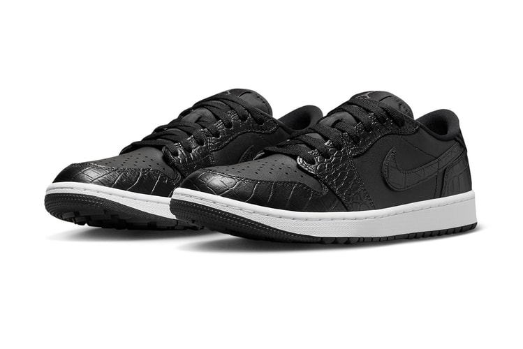 Sink Your Teeth Into the AJ1 Low Golf "Croc Skin"