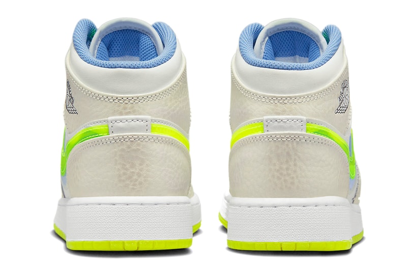 Nike Air Jordan 1 Mid "Warped Swoosh" Jordan Brand Sneakers Footwear Shoes Trainers Fashion 