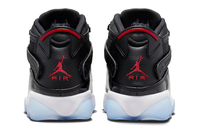 Jordan Brand 6 Rings Sneaker Michael Jordan Chicago Bulls Basketbal Footwear Sneaker Black Leather Mesh Translucent Outsole