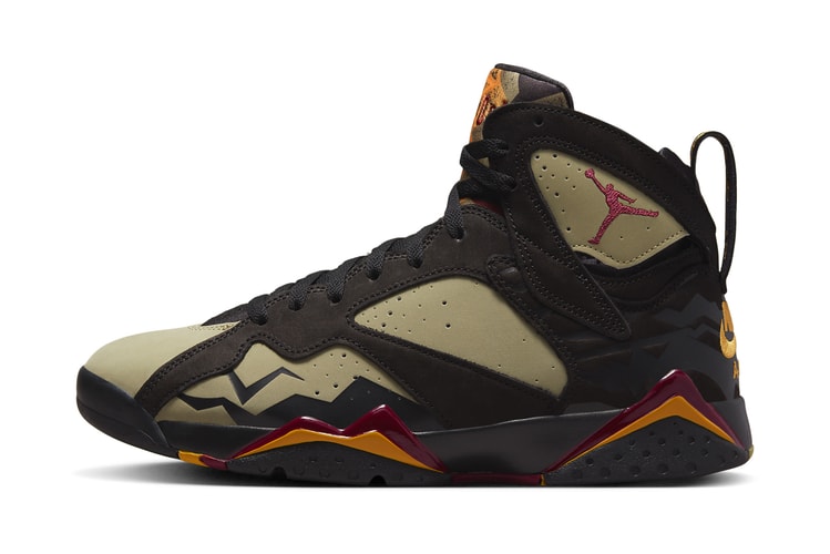 The Air Jordan 7 Releases in "Black Olive" This Month