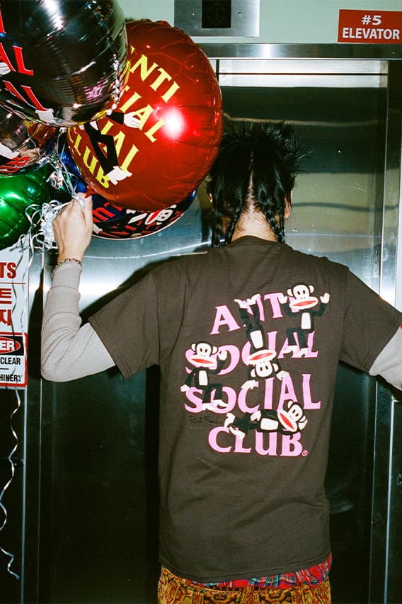 Paul Frank x Anti Social Social Club Collaboration release information Julius monkey y2k