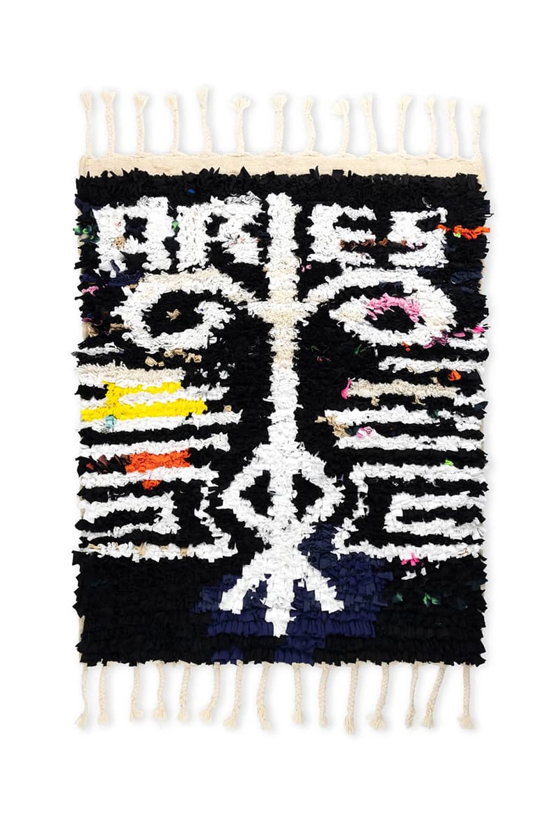 Aries Arise boucheroitte rugs artisan limited edition artisanproject female-led initiative moroccan rug deadstock t-shirts wool online for sale homeware decor design UK brand emerging designers