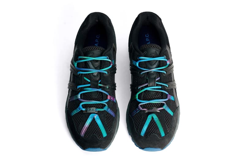 ASICS A.P.C. Gel-Sonoma Sneaker Collaboration Trainer Footwear Shoes Running Sports Blue Turquoise Black/Black 