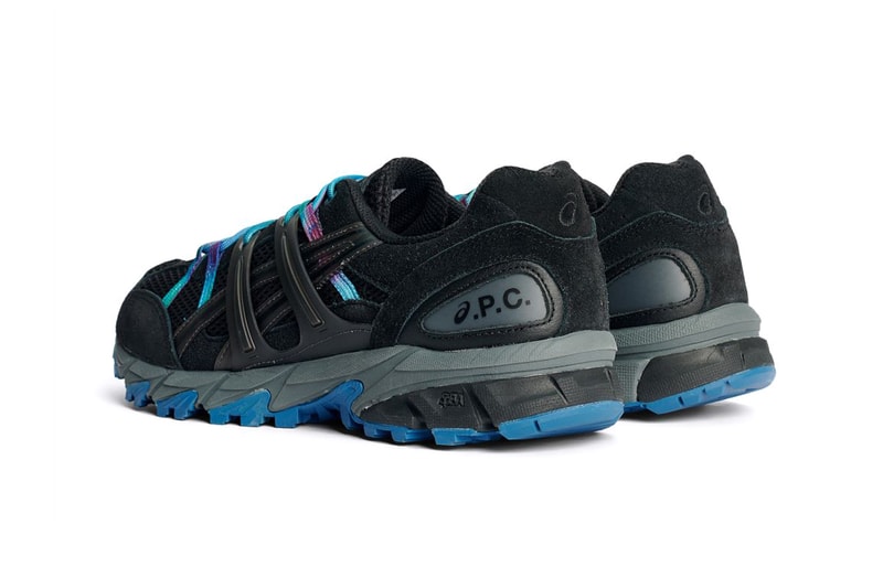 ASICS A.P.C. Gel-Sonoma Sneaker Collaboration Trainer Footwear Shoes Running Sports Blue Turquoise Black/Black 