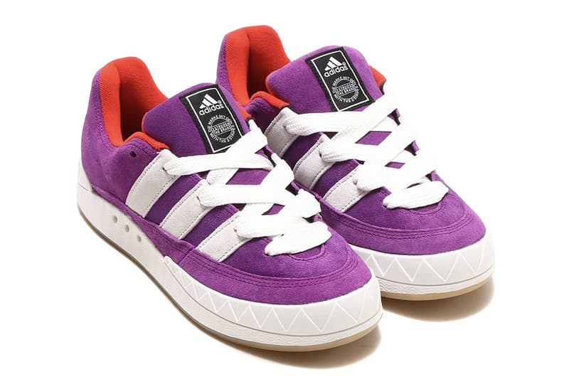 atmos adidas adimatic purple suede fourth colorway harajuku red collaboration release info date price nalu apparel teees