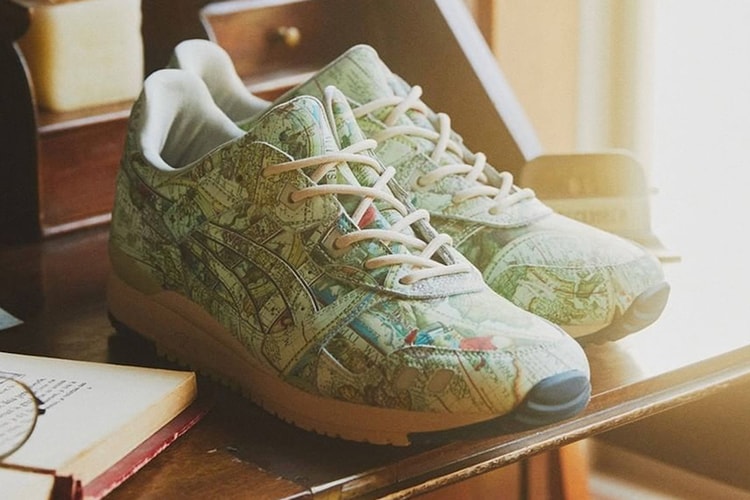 atmos and ASICS Reunite for New "Aged Map" Sneaker
