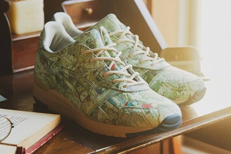 atmos and ASICS Reunite for New “Aged Map” Sneaker