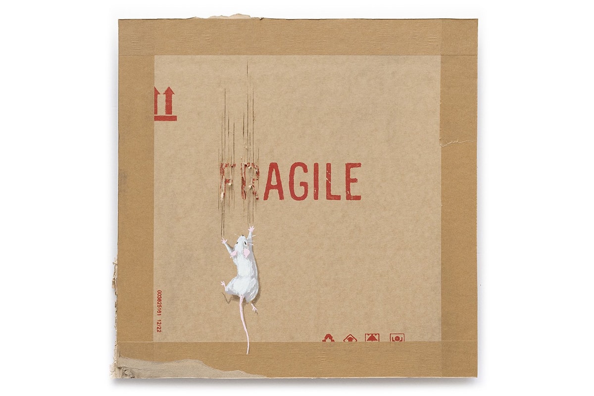 Banksy To Sell 50 Rare Rat Screen Prints To Raise Fund for Ukraine legacy of war foundation graffiti british signed fragile 