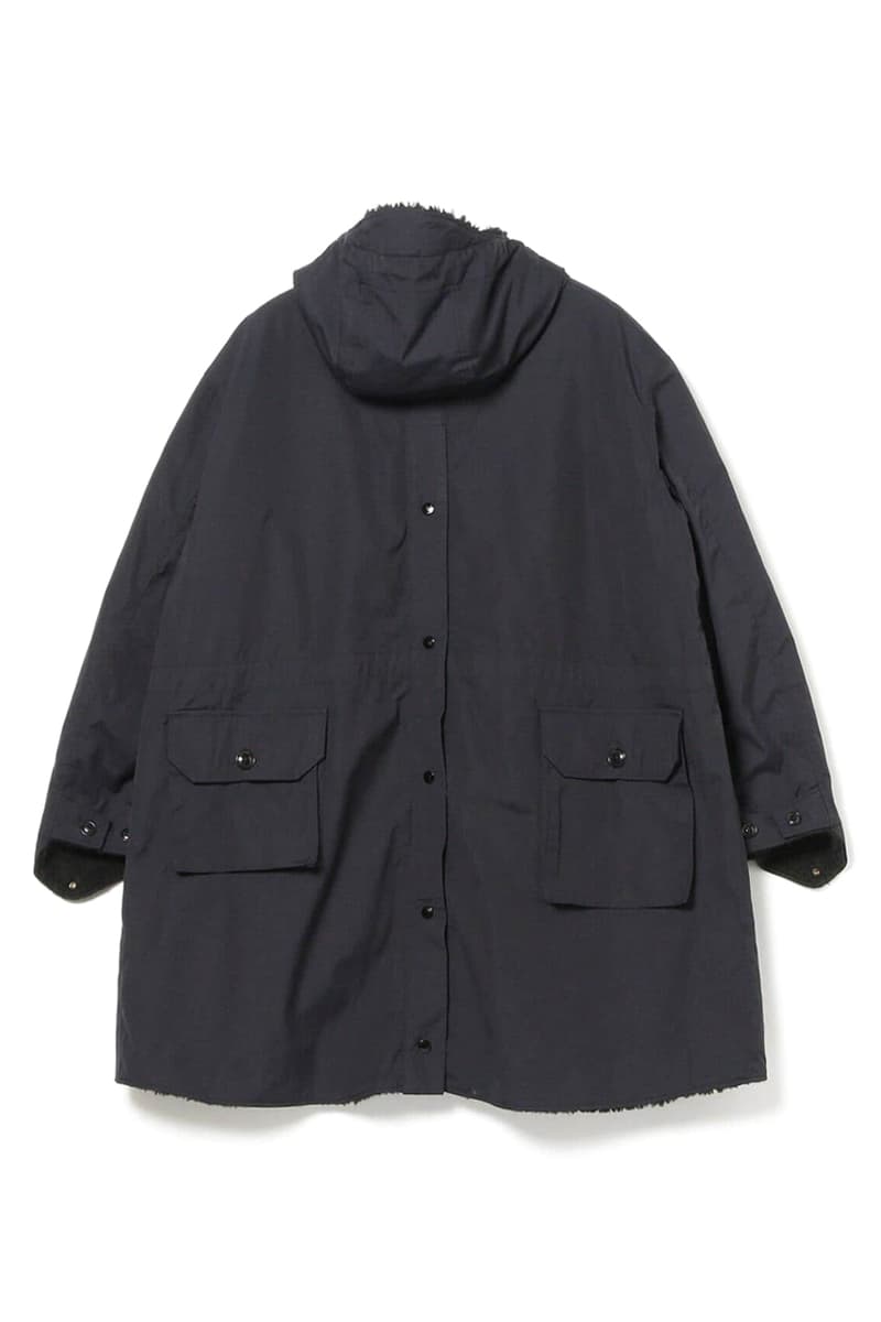 BEAMS PLUS Engineered Garments Reversible Field Fur Coat