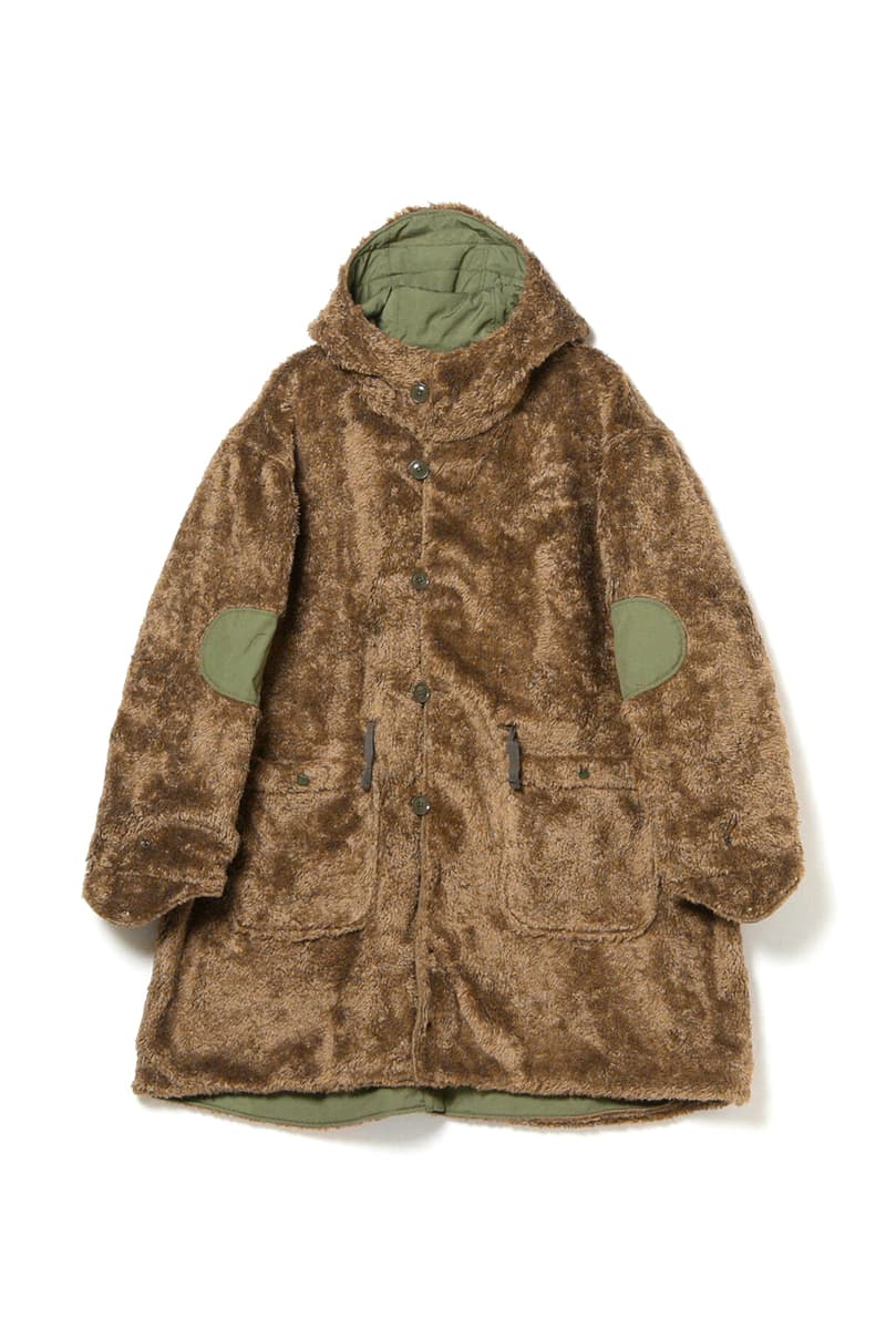 BEAMS PLUS Engineered Garments Reversible Field Fur Coat