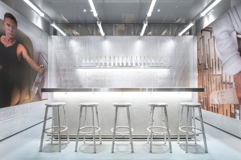 belvedere bar selfridges London daniel craig taika Waititi juergen teller vodka